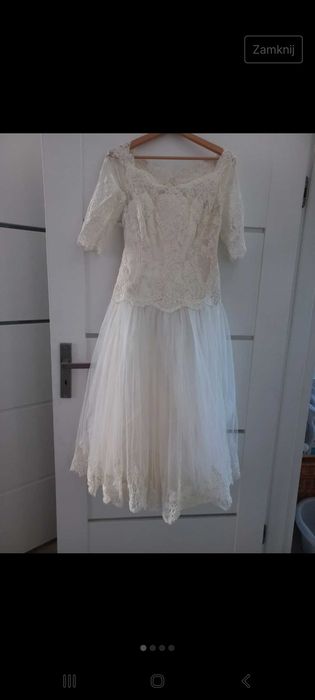 Suknia ślubna ecrui  38/40