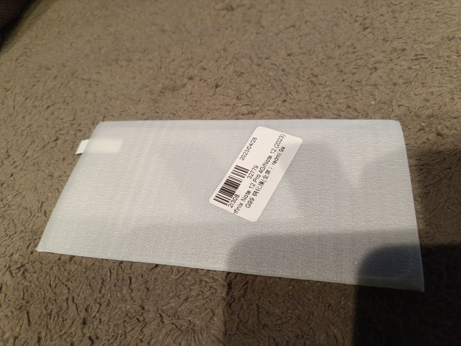 Szkło ochronne infinix not 12 pro