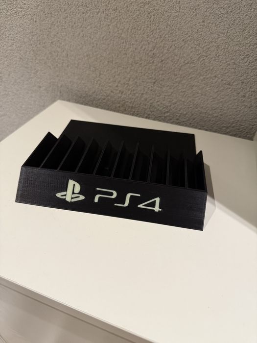 Stojak Podstawka na gry Ps4 napis Fluorescencyjny