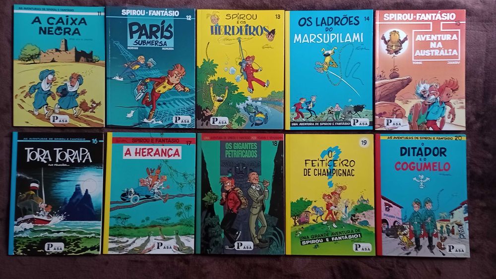 Coleção Spirou e Fantásio - Como nova
