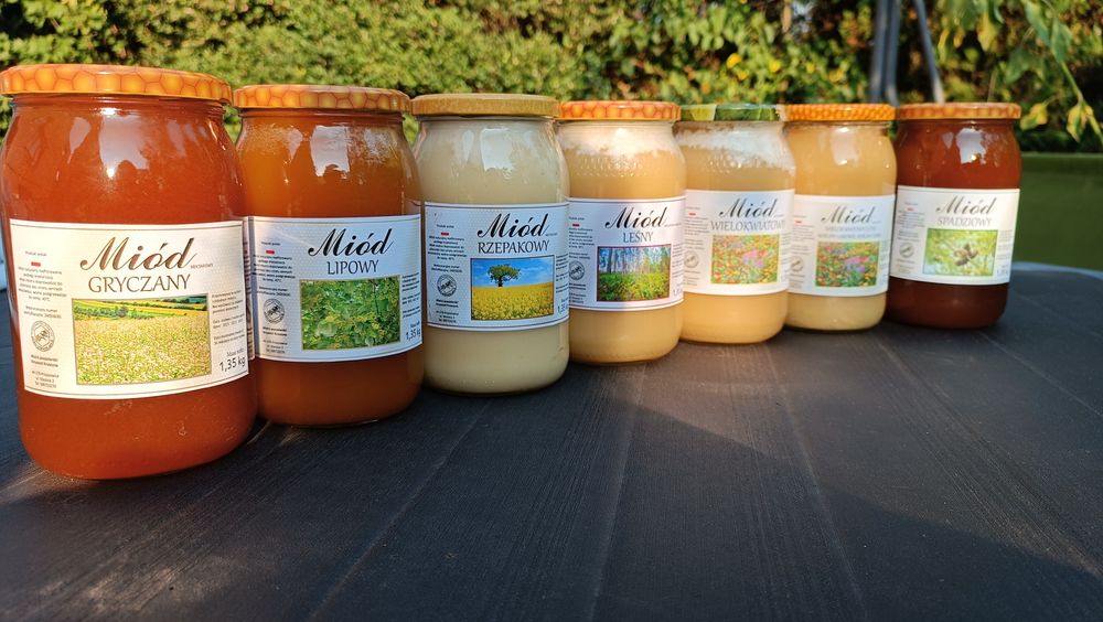 miód pszczeli z własnej pasieki