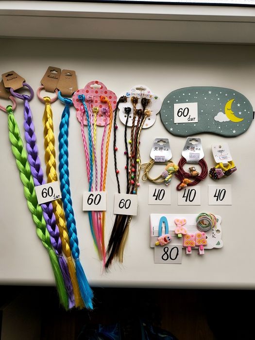 Косички,заколки,резинки