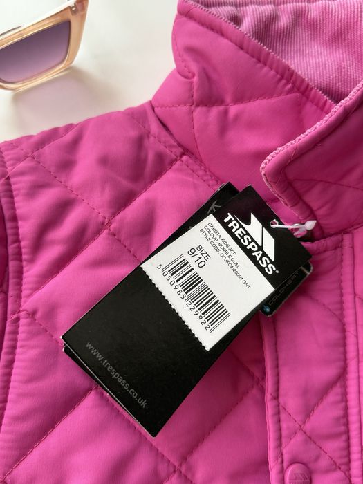 Куртка демі для дівчинки стьобана 9-10 р