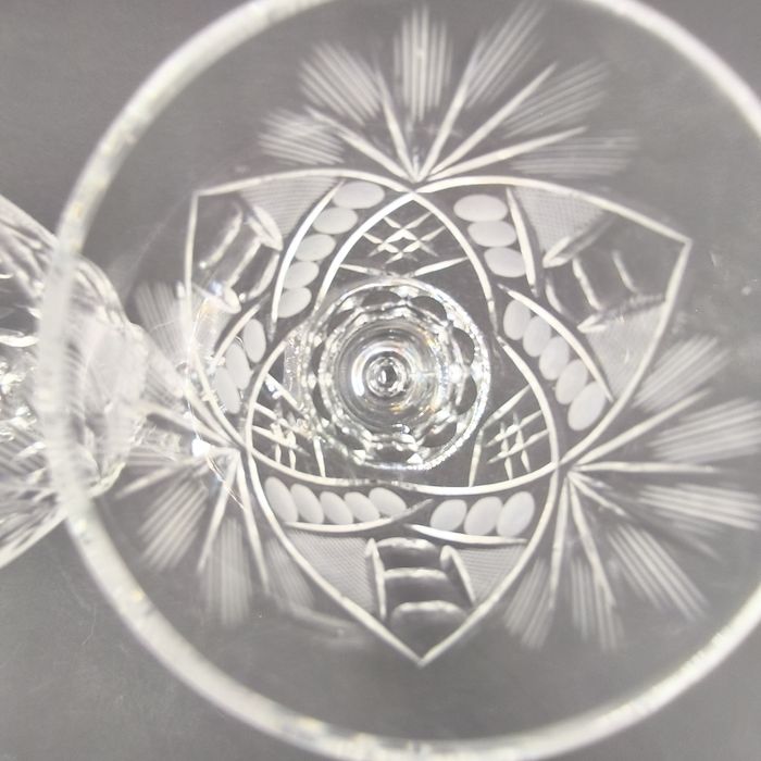 Kieliszki Kryształowe Szklane Vintage Retro