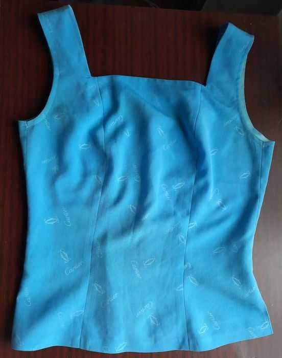 Топи від українського дизайнера Natali Bolgar XS (бордо та блакитний)