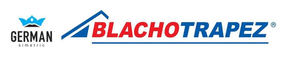 BLACHOTRAPEZ blachodachówka 2 modułowa GERMAN połysk TK RAL 7016