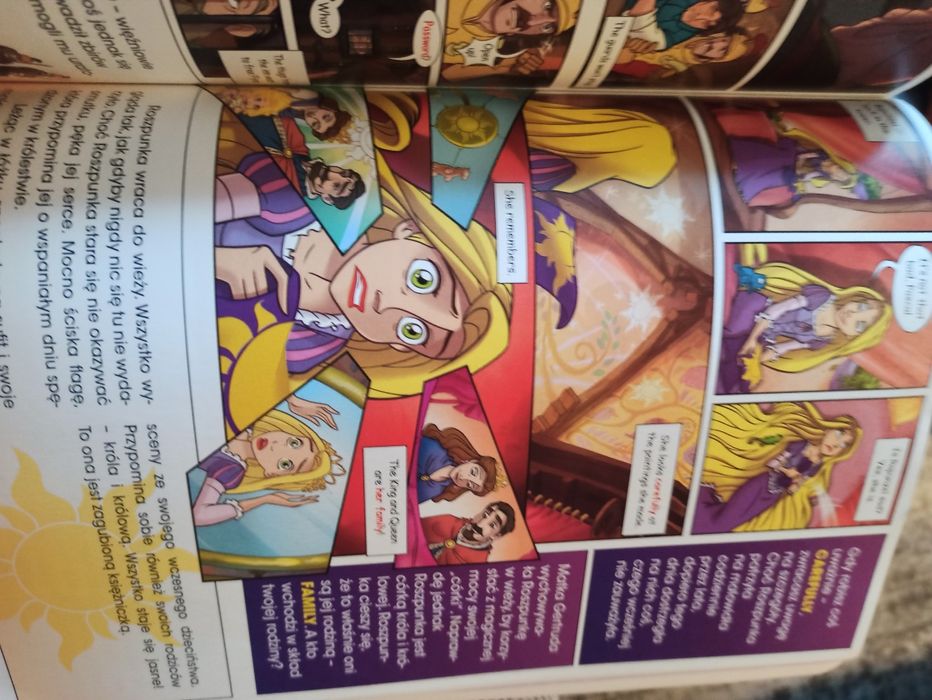 Disney english comics zaplątani do nauki angielskiego