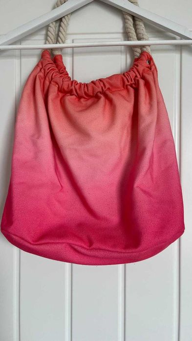 Bawełniana różowa torba plażowa za gorsze!