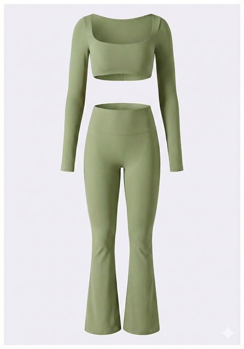Фісташковий костюм для йоги для спортзалу
