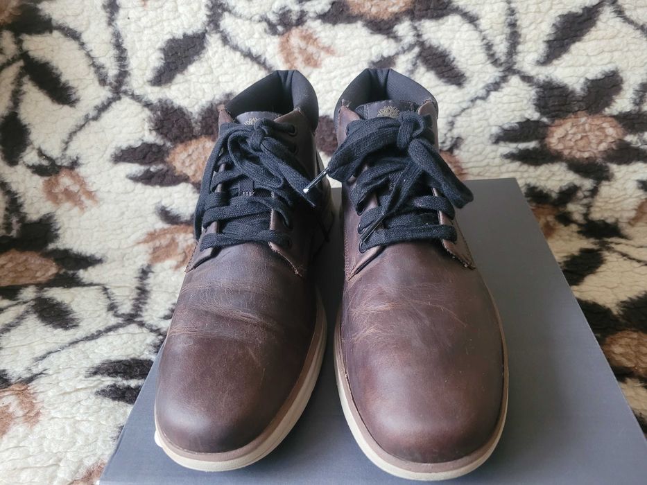 Mega skórzane buty za kostkę Timberland Bradstreet r.43,5