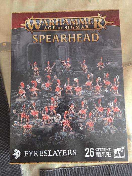 Warhammer Age of Sigmar AOS Spearhead Fyreslayers Nowy