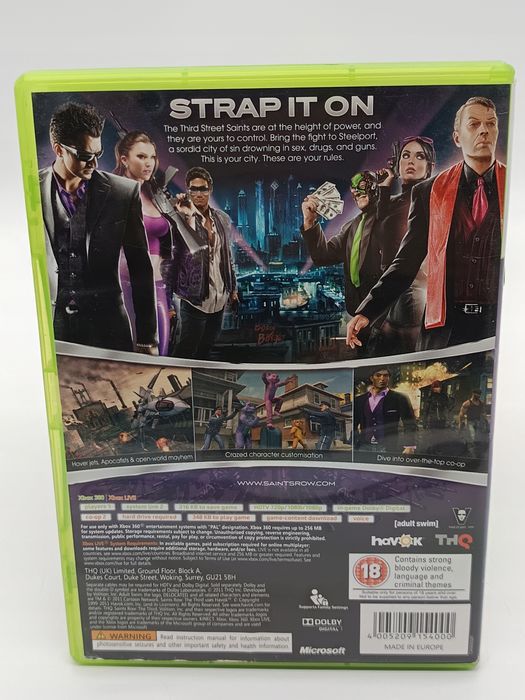 saints row the third microsoft xbox 360