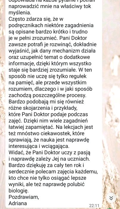 Biologia - kurs maturalny