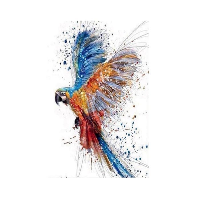 Diamond painting haft diamentowy  -  papuga (14045)