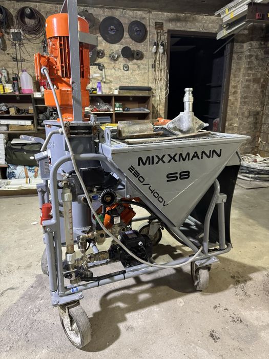 Штукатурная стация Mixxmann S8 Штукатурна станція