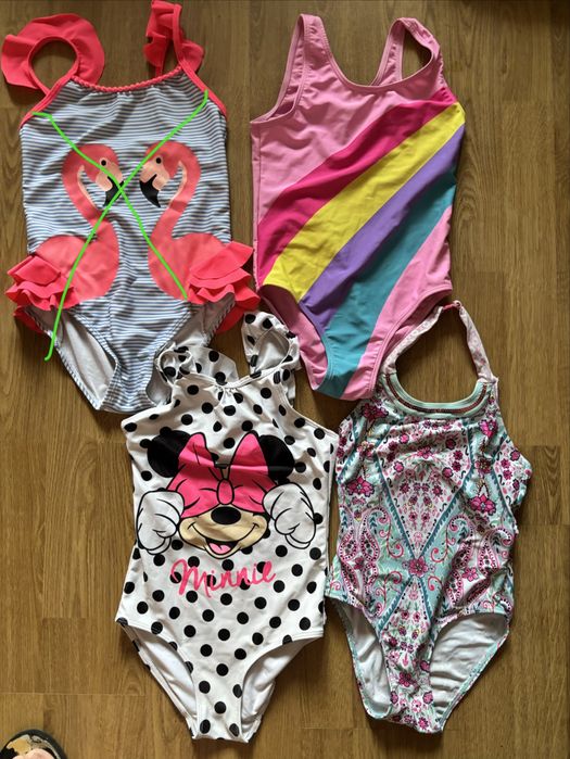Купальники HM zara 7-8 лет