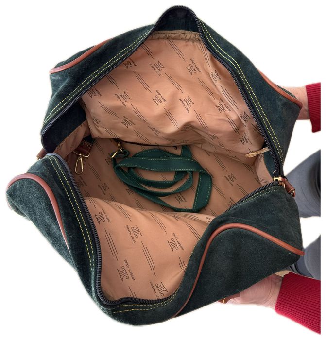 Saco Viagem em Camurça elegante. Joseph Louis.
