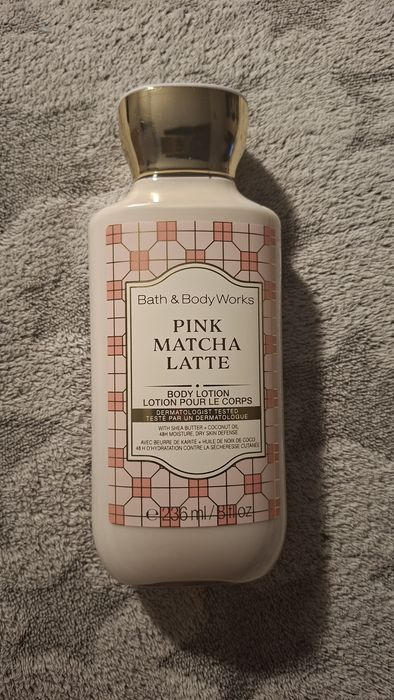 balsam bath & body works pink matcha latte