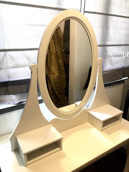 ESPELHO para TOUCADOR IKEA branco. Impecável