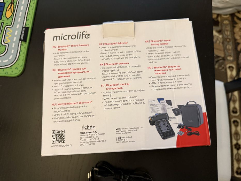 Ciśnieniomierz Microlife BP B6 Connect