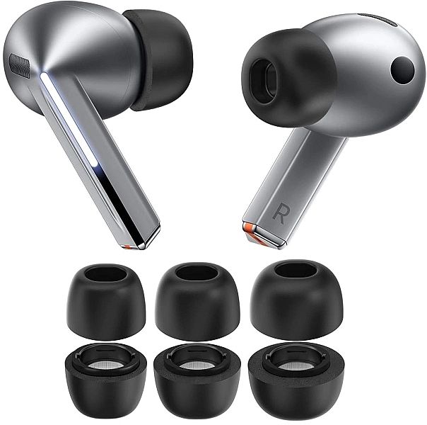Tech-Protect Ear Tips 3-Pack Samsung Galaxy Buds 3 Pro Grey