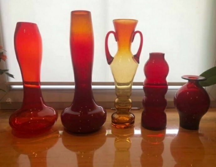 Skup Szkła Kolorowego PRL ,Figurki,Porcelany Bibeloty PRL
