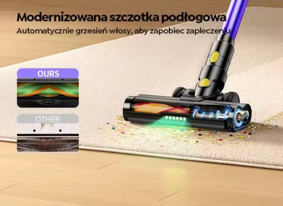 Odkurzacz  bezprzewodowy Laresar X11, następca Laresar V7
