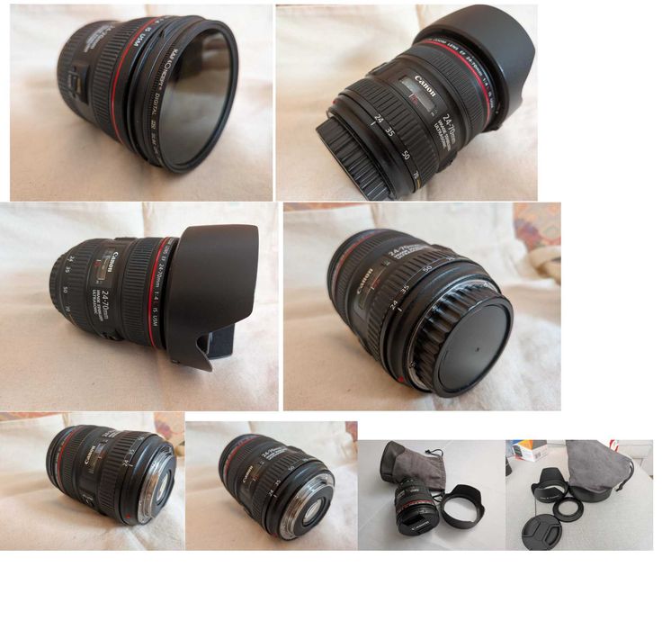 Kit Canon Full Frame EOS 6D + 3 objetivas + acessórios – Completo