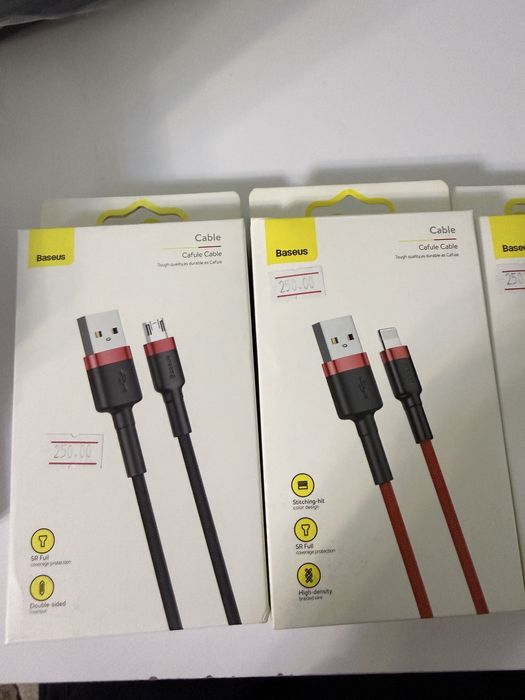 Кабель Baseus Cafule USB 2.0 to Lightning/Micro 1M