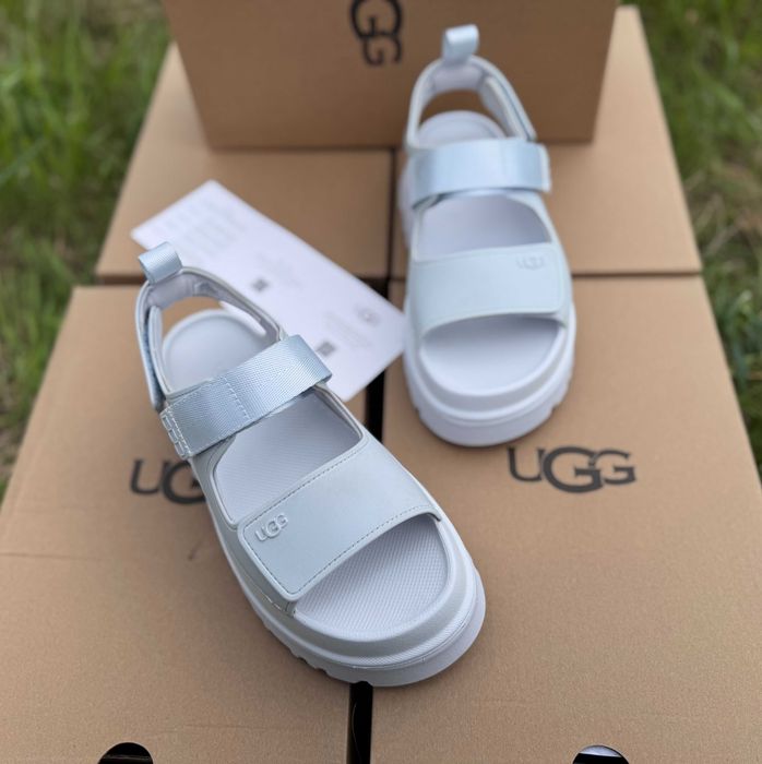 ‼️Ціну Знижено / Останні Пари‼️Оригінал / Босоніжки Ugg Goldenglow Sandals White / Босоножки Угги/ Сандалі Угг/ Уггі