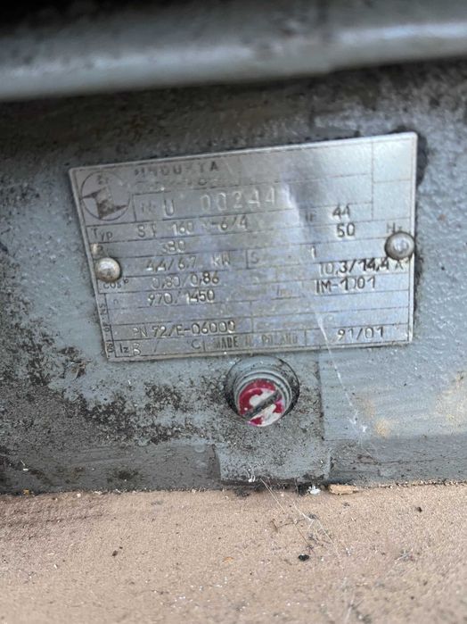 Silnik elektryczny 3 fazy, 6,7 kW