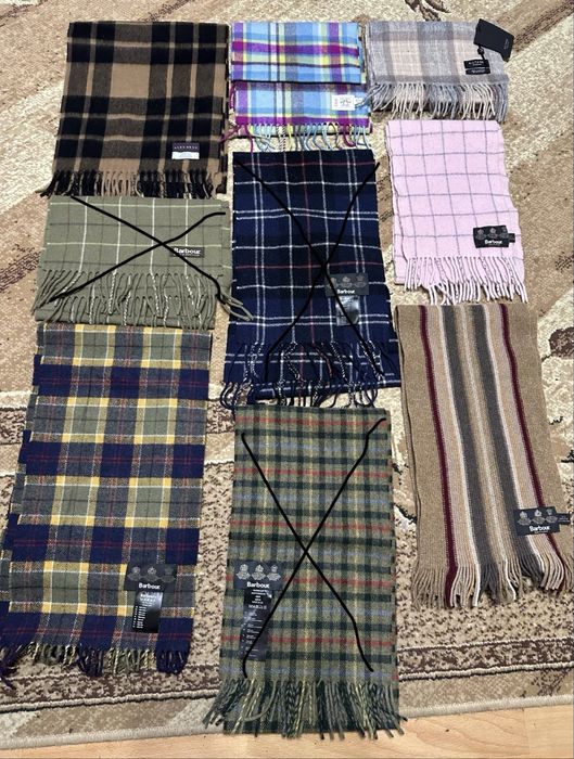 Barbour Kiltane Avoca Begg шарф шерсть