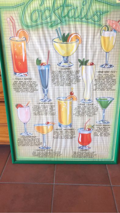 Quadros Surfista  72 Alt. 52 Largura Cocktails Alt 92/63 largura