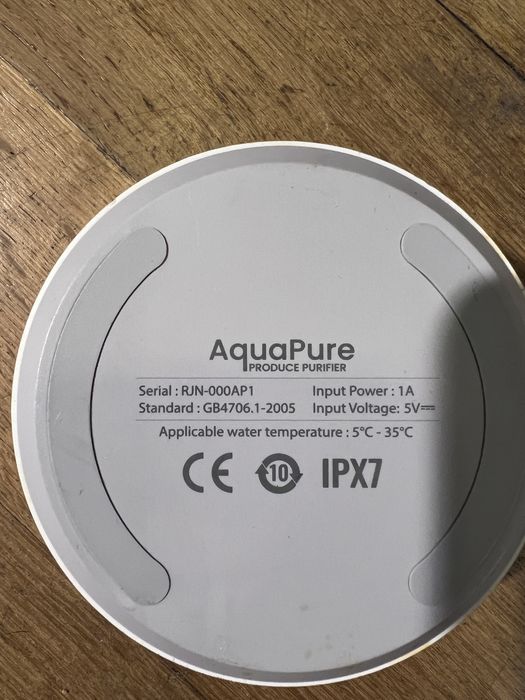 Purificador de Frutas e Legumes AquaPure (Usado, Sem Carregador)