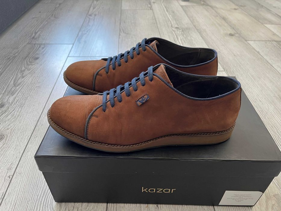 Buty KAZAR męskie nubuk skóra naturalna 41/42 Studniówka