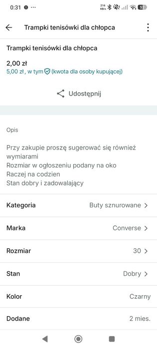 Tenisówki trampki