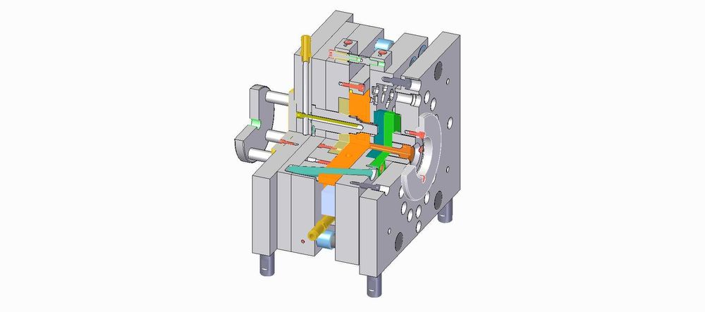 Konstrukcje form wtryskowych, usługi projektowe CAD 3D