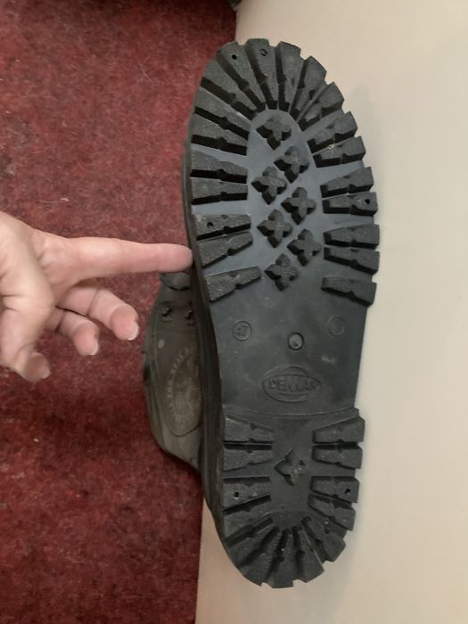 Чоловічі гумові темно зелені чоботи Hunter з утепленням, 47 розмір