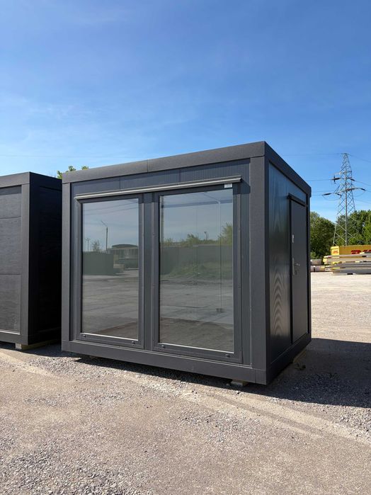 Kontener mobilny 3x2 Pawilon z płyty PIR 120mm Pawilon biurowy Kontener handlowy Domek ogrodowy PRODUCENT