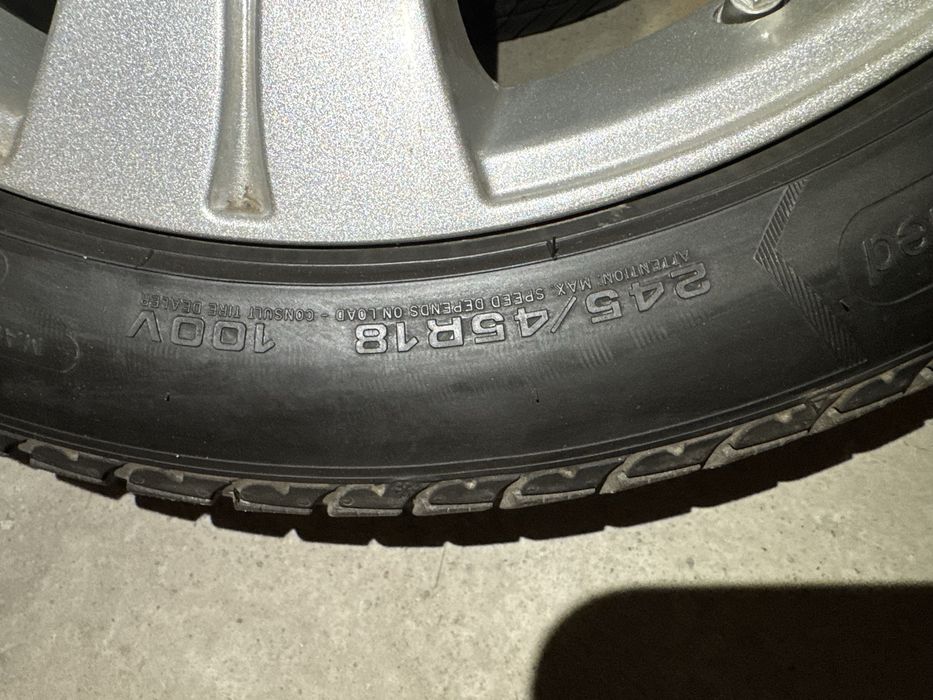Felga Rial + opony zimowe super stan Good Year 245/45R 18