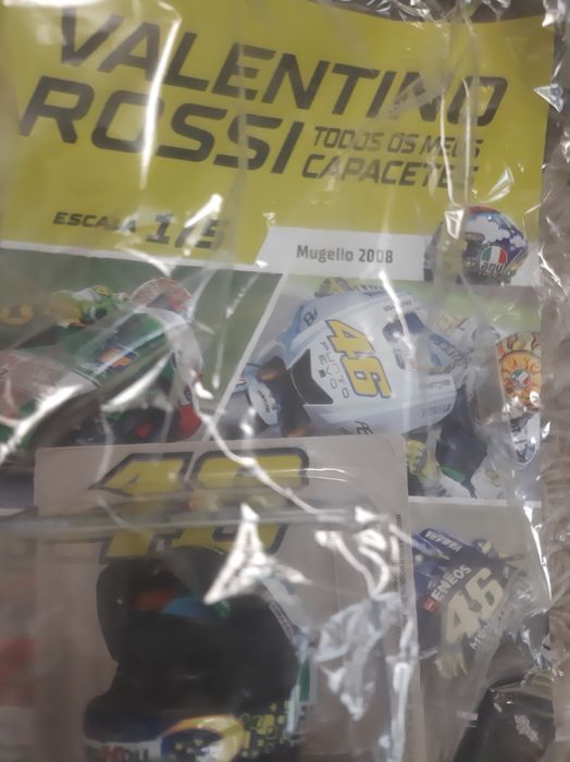 Miniatura capacete Mugello Rossi