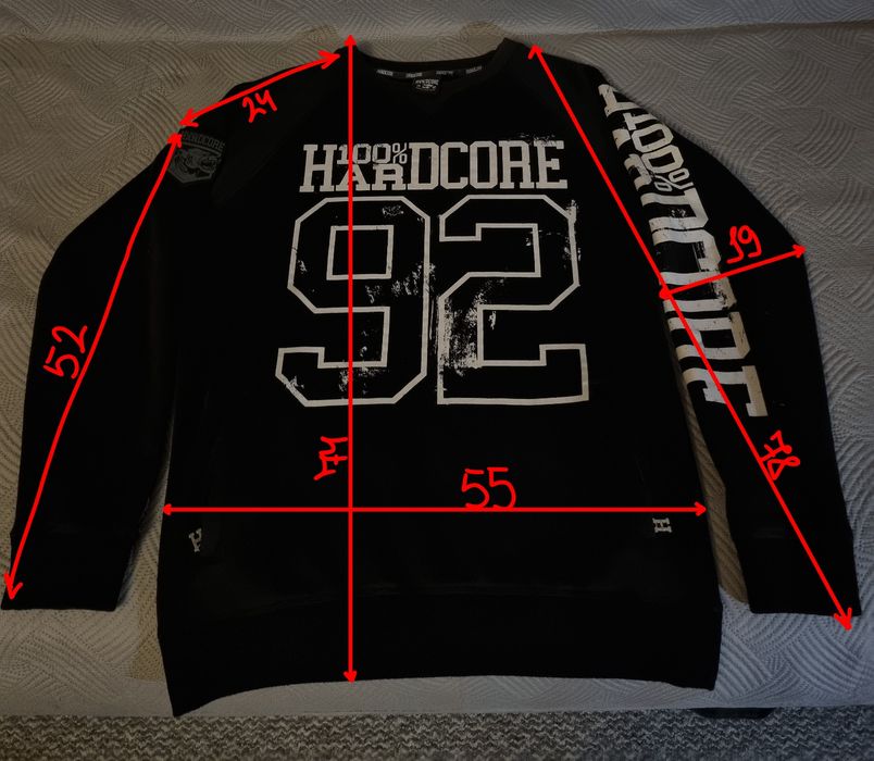 Світшот Hardcore100%