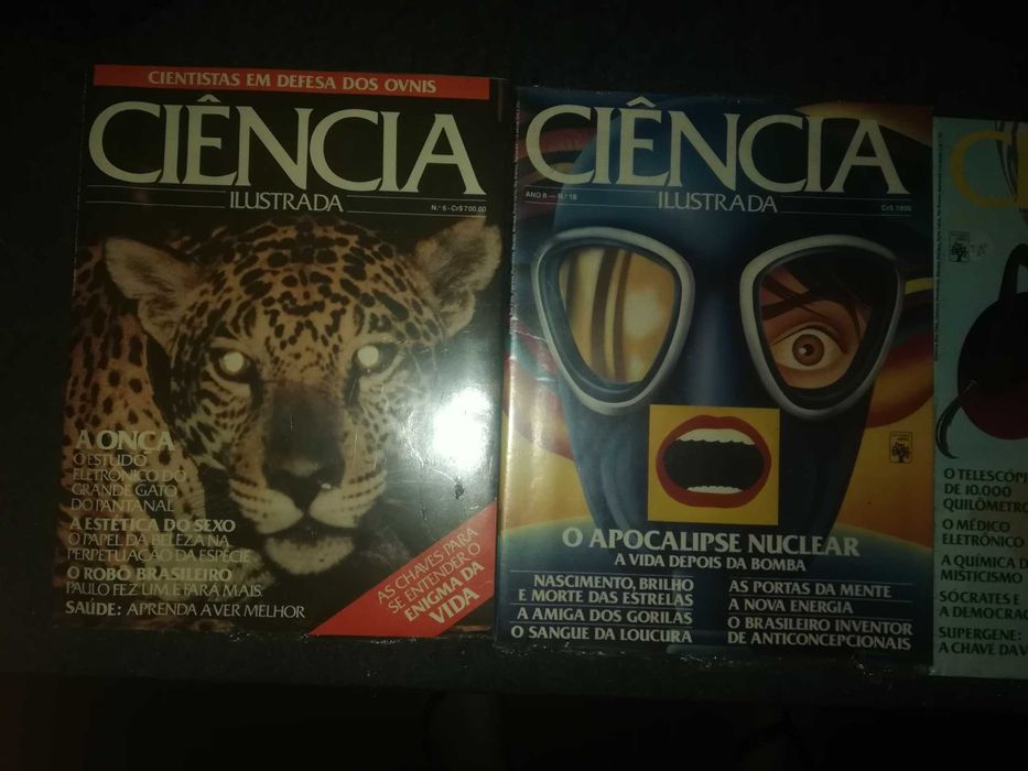 5 revistas de ciência ilustrada ainda no plástico