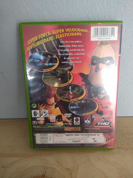 Xbox Original Jogo Os incríveis