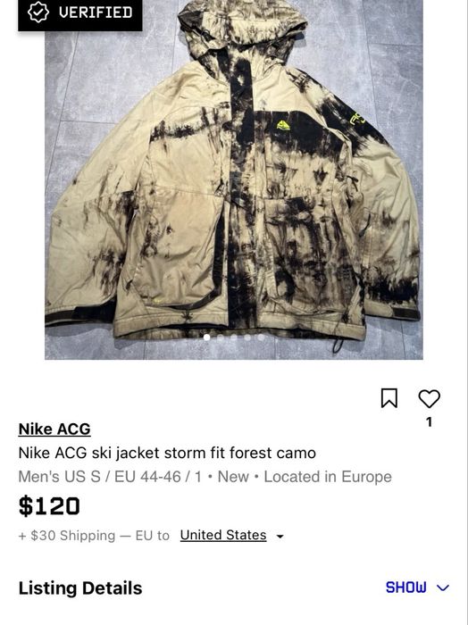 Куртка Nike acg