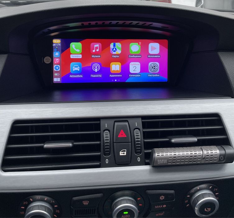 Дисплей Android 4/32GB 8/64GB CarPlay BMW E60 E61 Е63 Е64 E90 E91 Е92