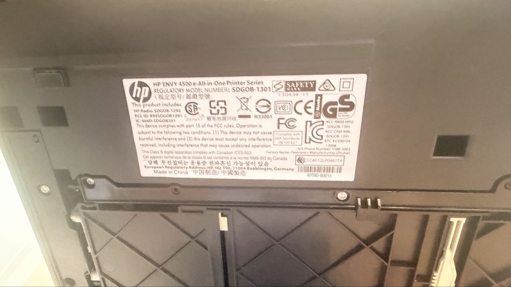 Hp impressora Envy 4500