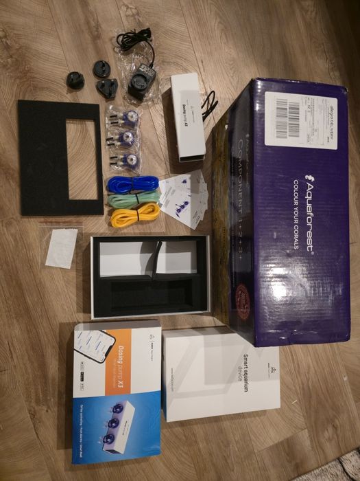 NOWE Reef Factory dosing pump x3 + Balling Aquaforest Conponent 1+2+3