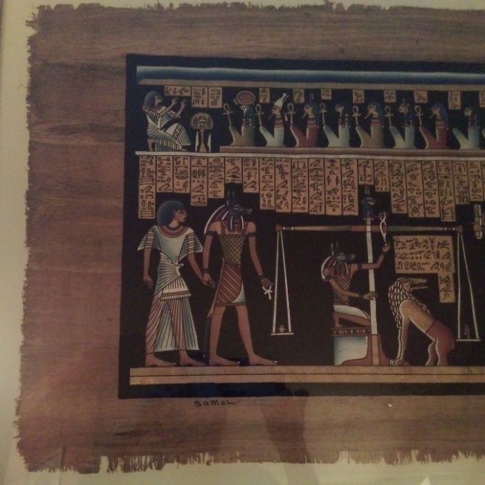 PAPIRUS Black / Obraz_ Oryginał_Certyfikat / aut. Gamal / OKAZJA