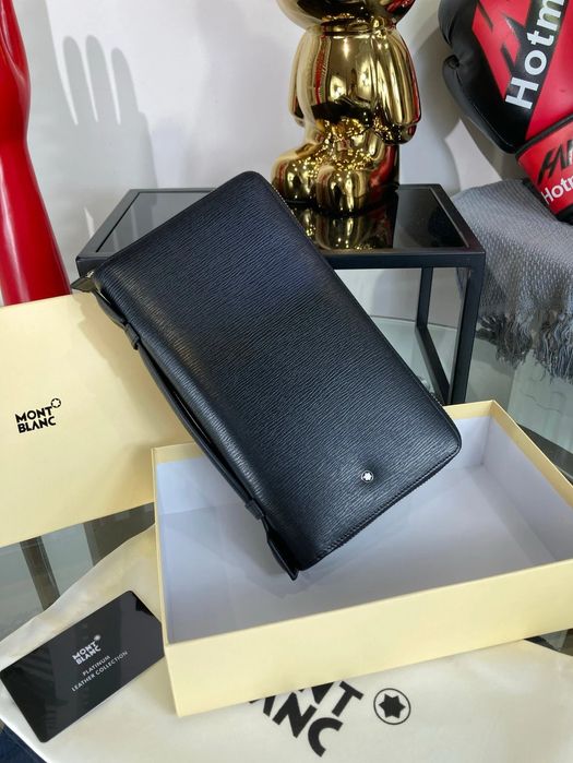 Шкіряна чоловіча барсетка органайзер Montblanc